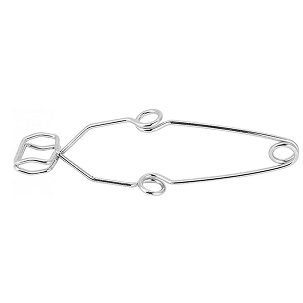 Spring Steel Clip Clamp for Test Tubes in Laboratory Settings Measures 14 5 cm Long Supports Tubes Up to 5cm Width