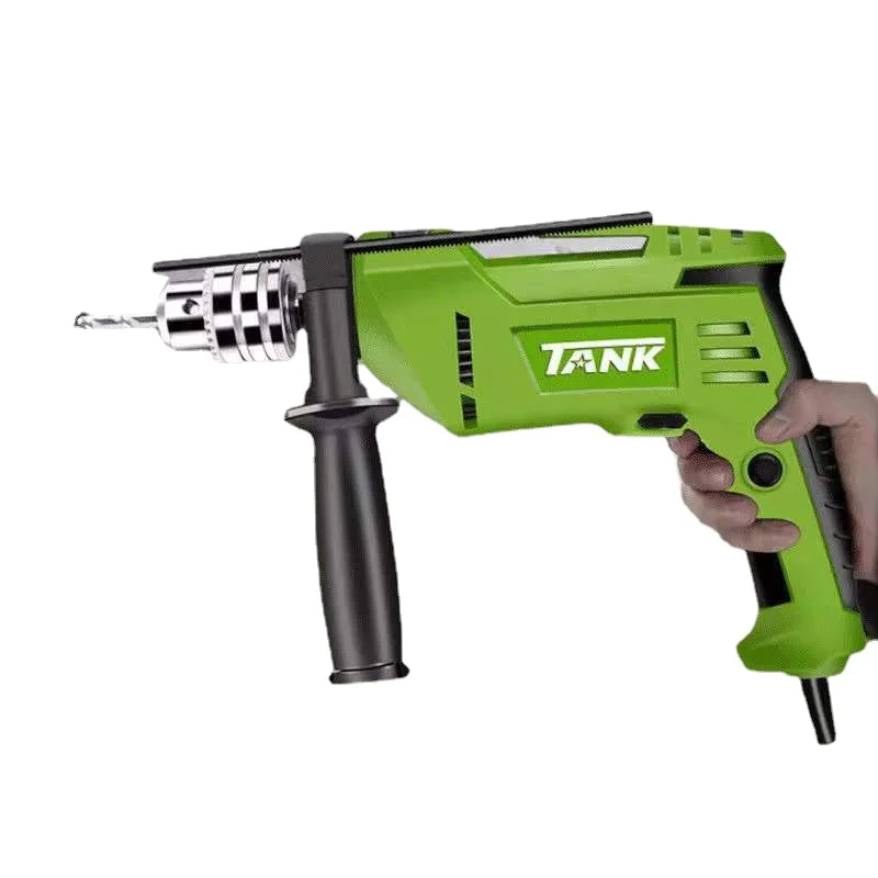 Wyj Tank Impact Drill Hand-Held Electric Drill Household Multi-Function Rotary Drill Wall Punching