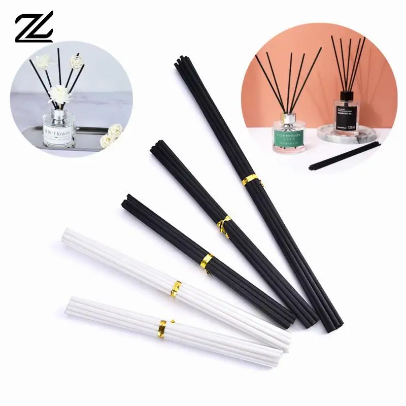 10Pcs 3Mm Reed Diffuser Vervanging Stok Diy Handgemaakte Interieur Extra Dikke Rotan Riet Olie Diffuser Refill Sticks