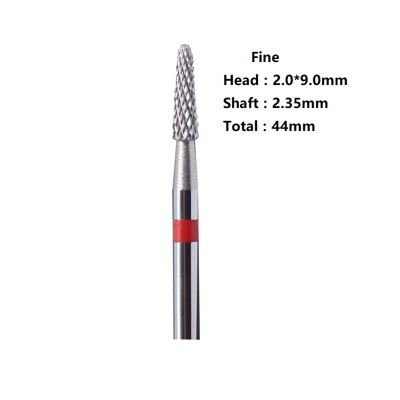 3 Grits Carbide Nail Drill Bit Electric Milling Cutter for Manicure Rotate Burr Remove Gel Polish Tools Nail Files Accesories