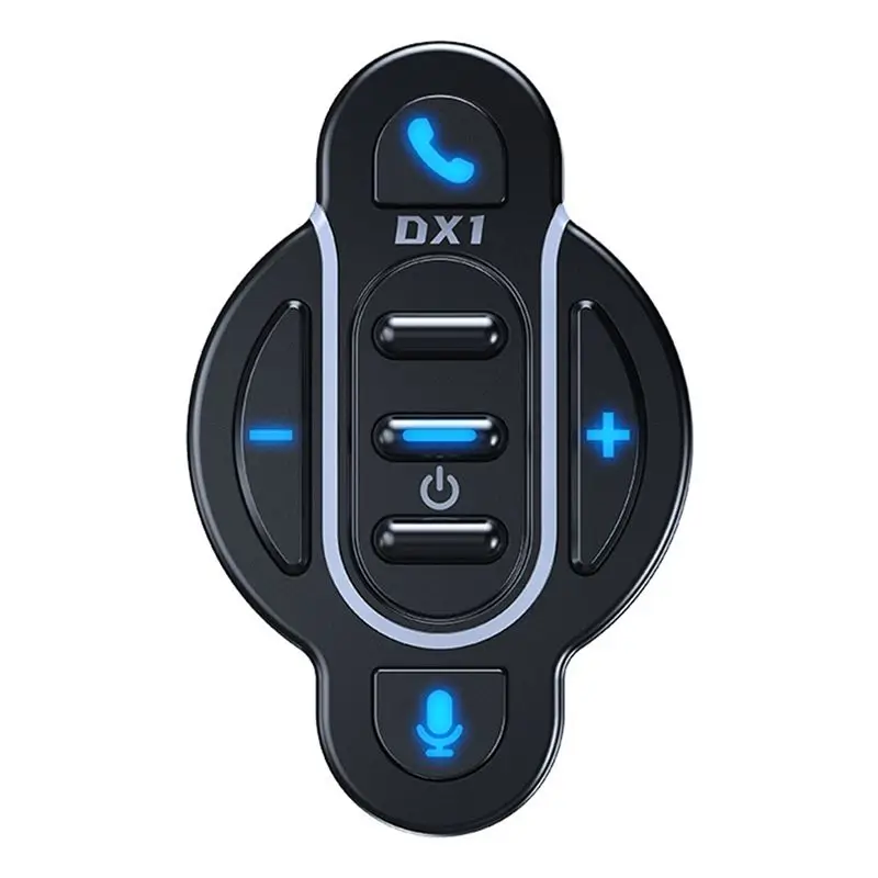 New DX1 Motorcycle Handle Bluetooth Controller Waterproof Motorcycle Wireless Bluetooth Headset Controller Voice Control-X67A
