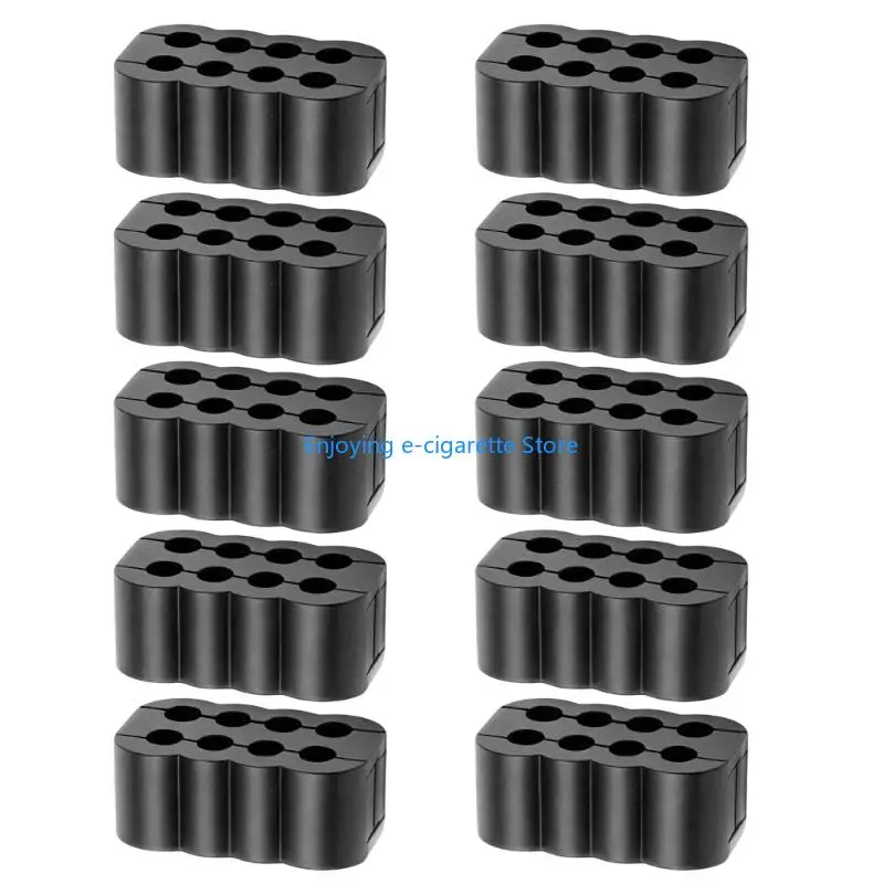 8-poliges ABS-Kabelführungsset für Desktop-Builds, Snap-Lock-Routing-Halter, 10er-Pack für eine saubere – Detail 7