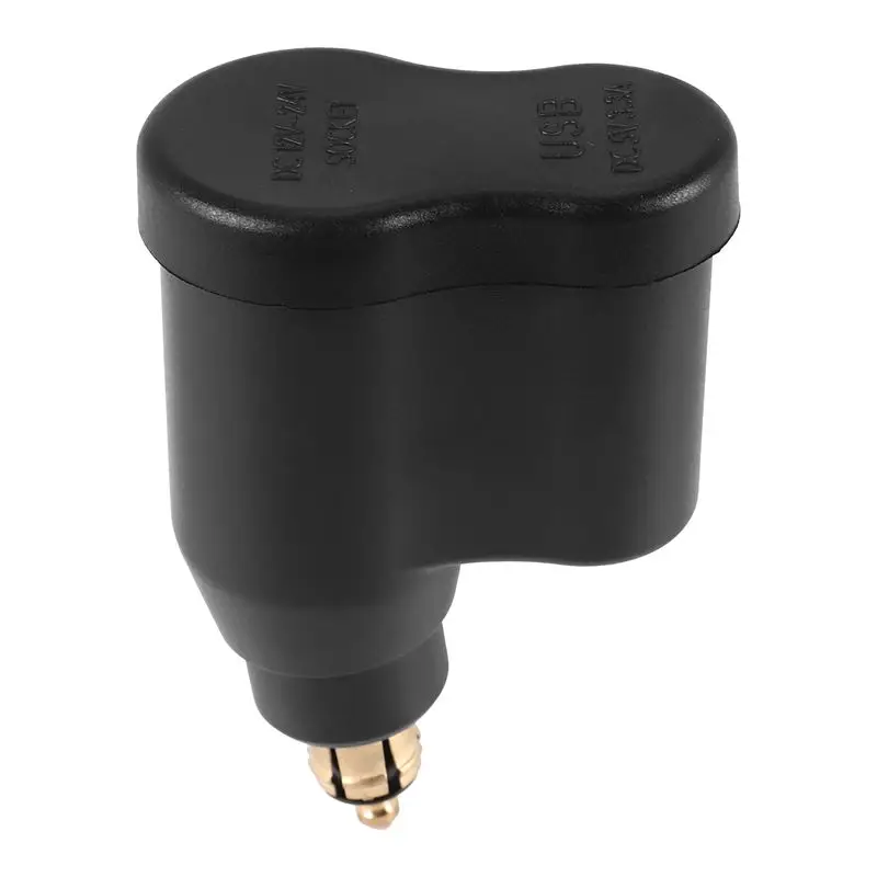 

Hella DIN Plug 3.3A Motorcycle Power Adapter Dual USB Socket Waterproof For BMW R1200GS R1250GS F800GS F700GS-AD39