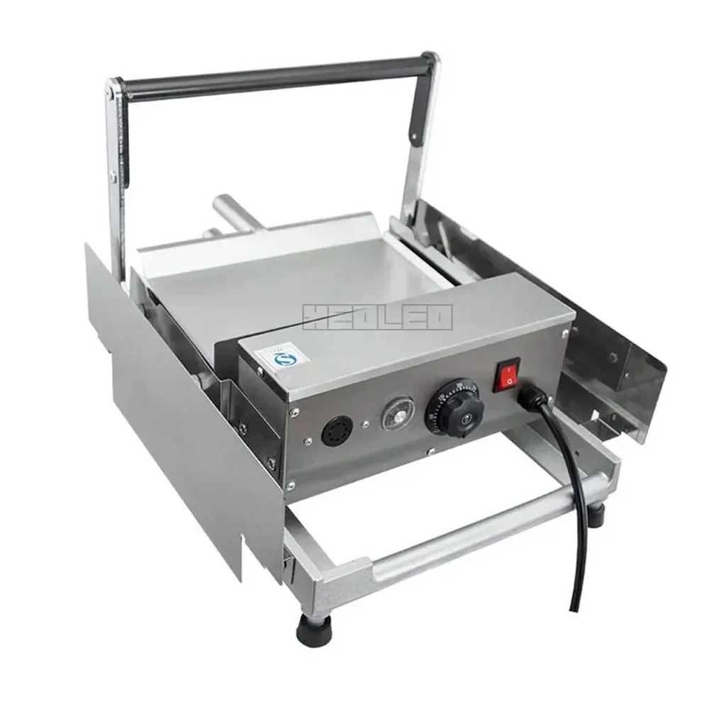 Commercial Burger Baking hine 800 W Hamburger Oven Burger Bun Toaster Non-Stick Stainless Steel
