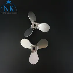 1pcs lab 304 stainless steel DIA4cm to 12cm three blade propeller three-leaf paddle for laboratory mixer equipment