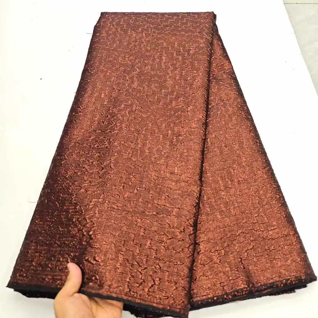 Newest Luxury African Laces Latest Jacquard Lace Fabric High Quality Nigerian Jacqurad Lace For Party Wedding Lace Lace