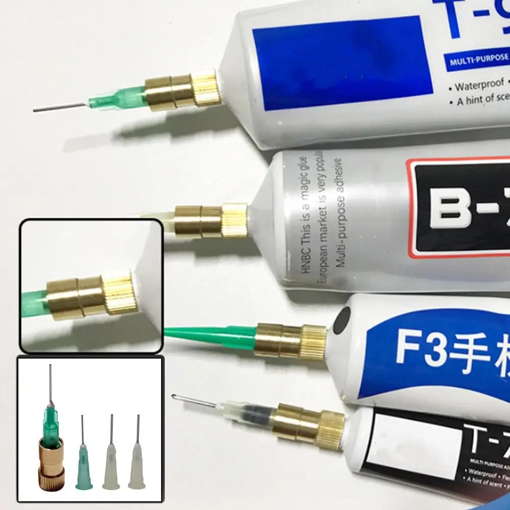 Glueing Conical Glue Outlet Dispensing Needle Adapter Liquid Dispenser Q9 Glue Dispensing Nozzle For B7000/T7000/T8000