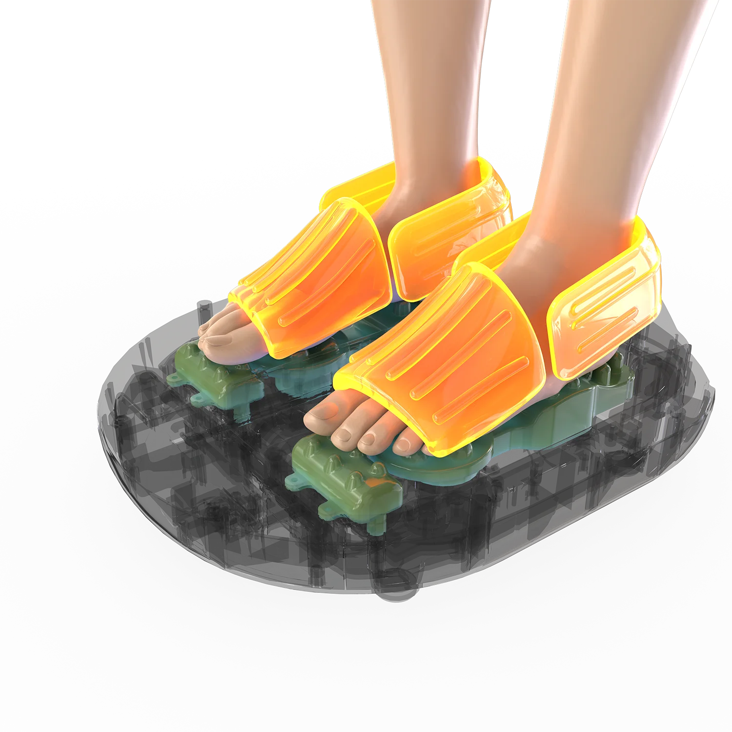 

Air compression kneading foot massager high quality heating vibration, electric acupressure massage