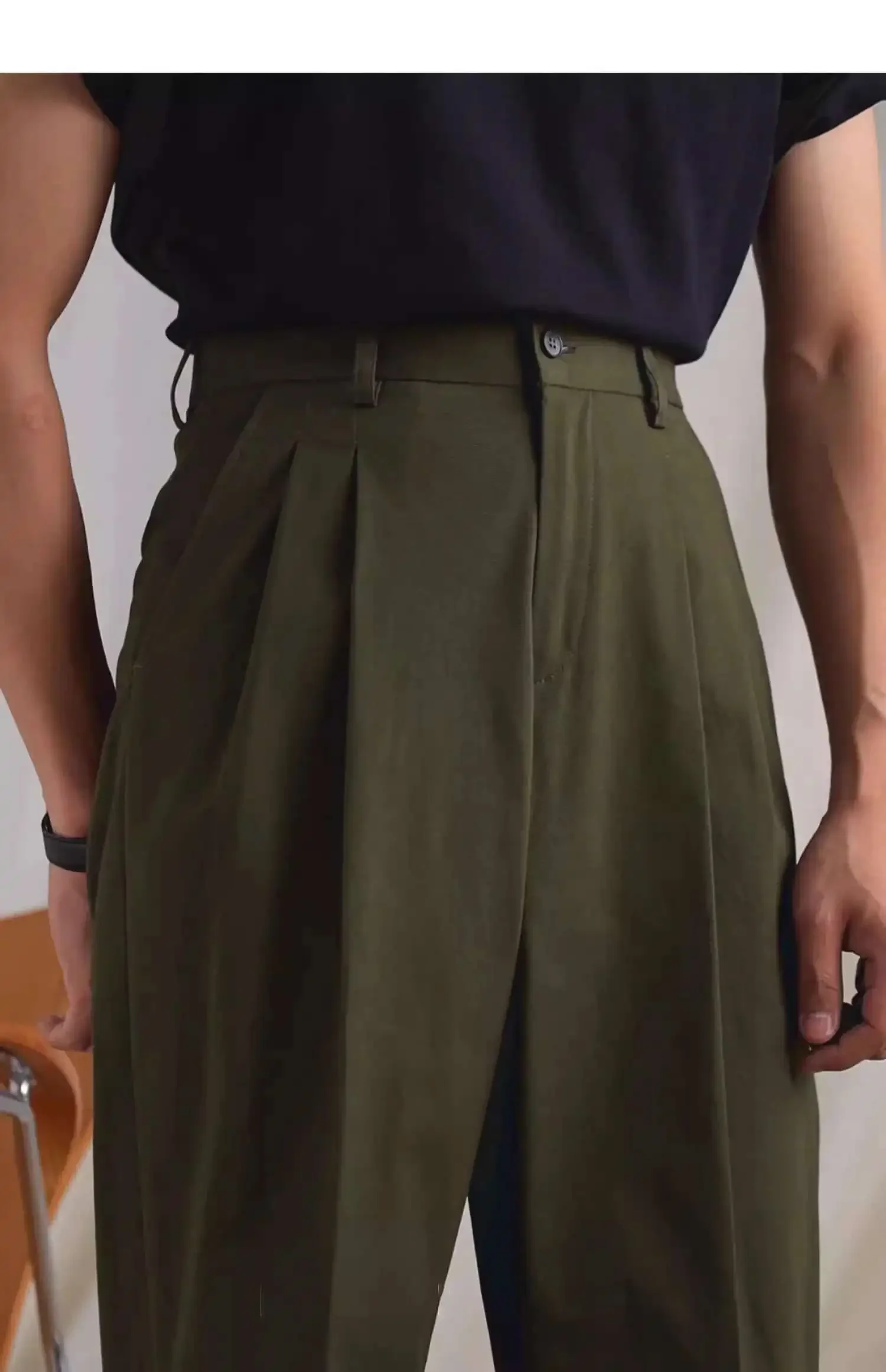 

Mens Dress Pants 3 Solid Color Gentleman Cotton T Erkek Pantolon Moda Masculina Luxury Pants British NaplesMen Office Pant
