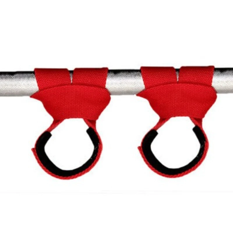 الصالة الرياضية رفع الأشرطة الحديد Deadlift الداعم حزام اللياقة البدنية المضادة للانزلاق لفافات اليد أحزمة المعصم اللياقة البدنية التدريب حزام مساعد #1