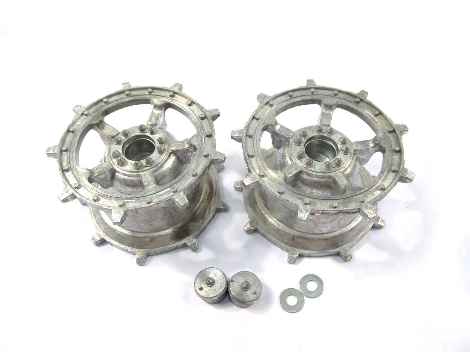 Mato Kingtiger metal upgraded idler wheels with bearings sprockets for 1/16 Henglong 3888/88A-1 King Tiger RC tank parts