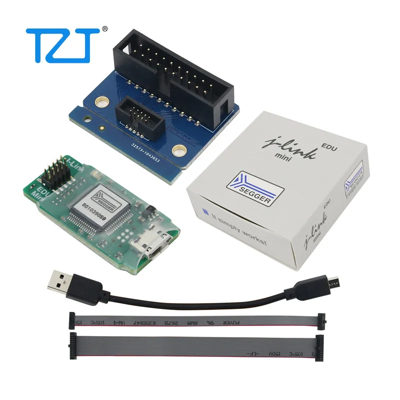 TZT Original J-Link Jlink EDU Mini Programming Emulator Debugging Tool For STM32/ARM Development