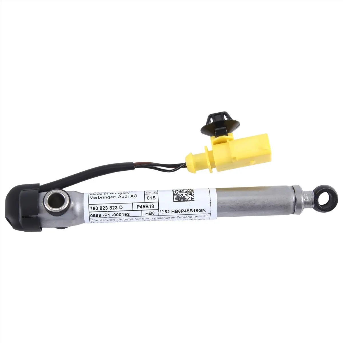 #24S 760823823D Hood Hinge Actuator Release Device Impact Actuator,Cover hinge actuator,(Metal)