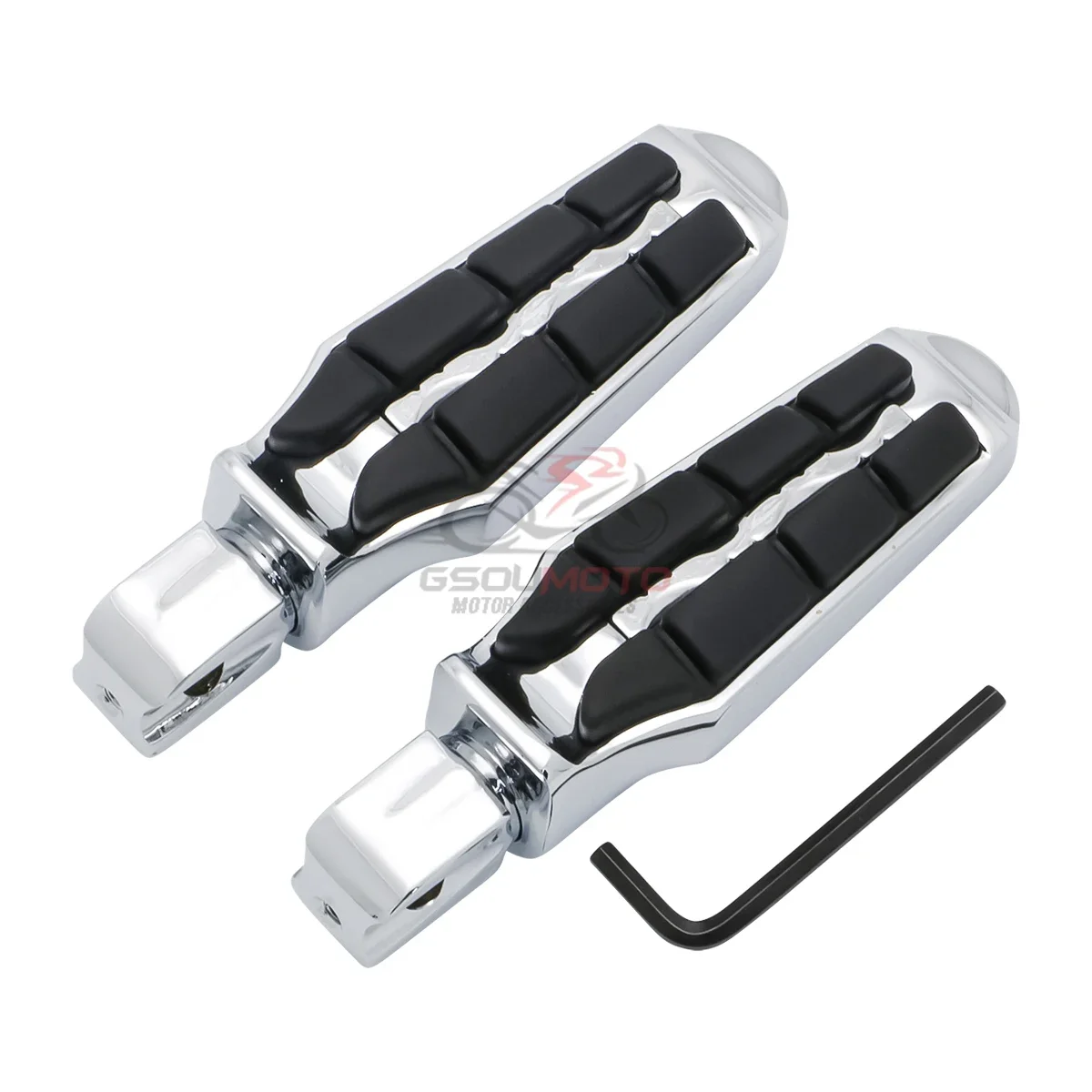 Passenger Footrests Foot Pegs Pedals Footboards For Yamaha Dragstar V-Star 950 XVS950 Royal Star Road Star 1600 1700 - view 6