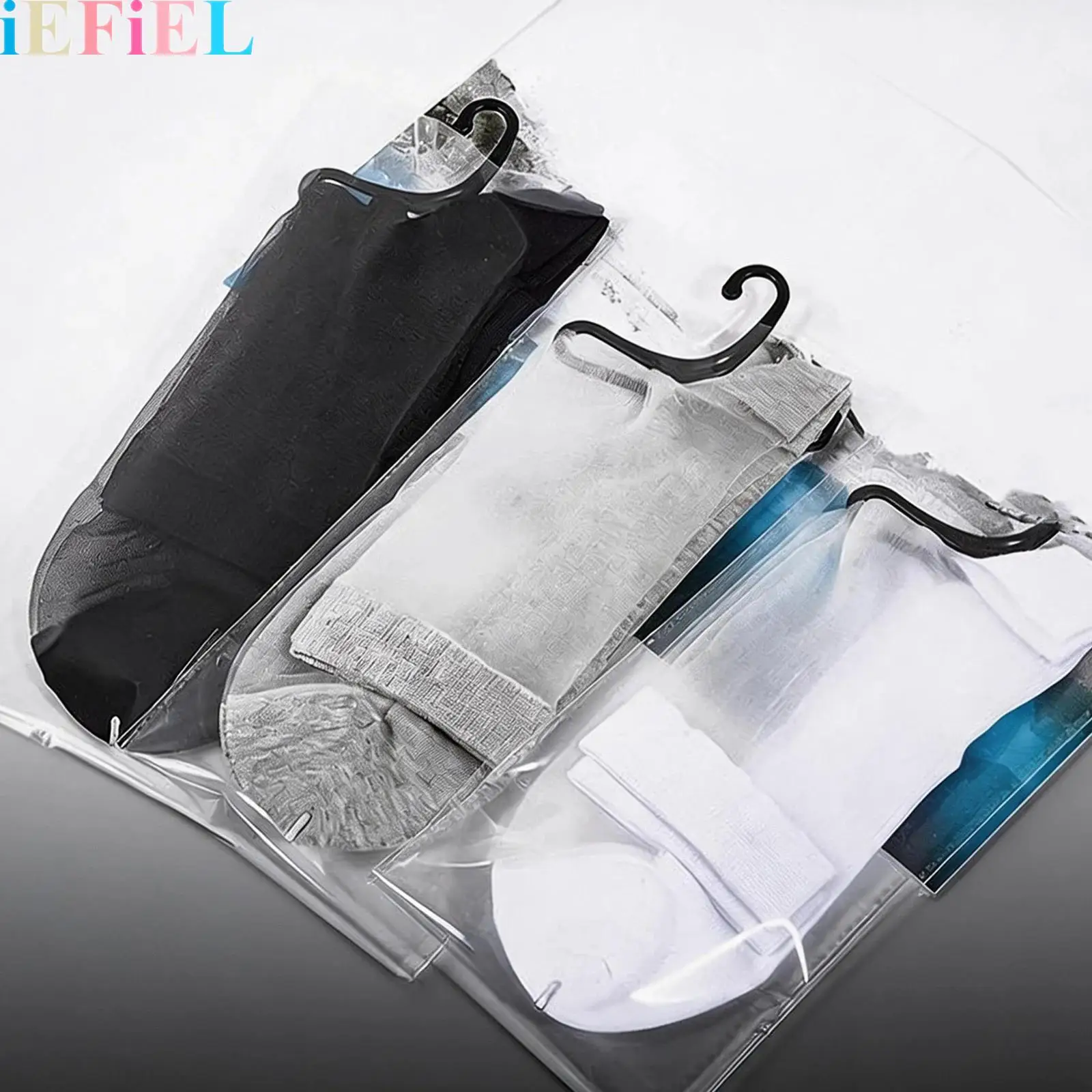 

3Pairs Men Thin Sheer Transparent Business Socks Sweat-absorbing Breathable Socks for Daily Wear Formal Wear Suit