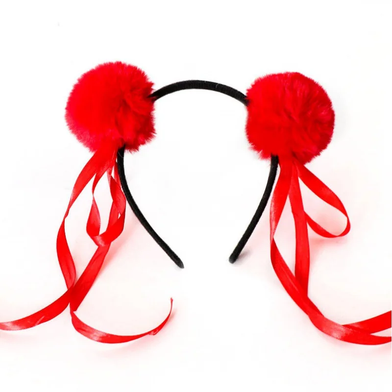 Ne Zha Cosplay bandeau film Zezha Mo Tong Nao Hai Anime NeZha bandeau de cheveux couvre-chef mignon cerceau de cheveux accessoires de cheveux