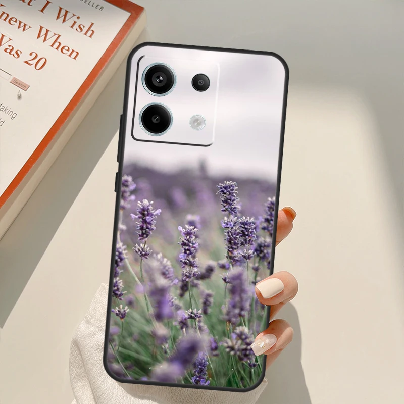لافندر الأرجواني زهرة فوندا ل Xiaomi Redmi ملاحظة 14 13 10 11 12 برو 11S 12S حالة ل Redmi 15 14C 12C 10C 13C 15C #2