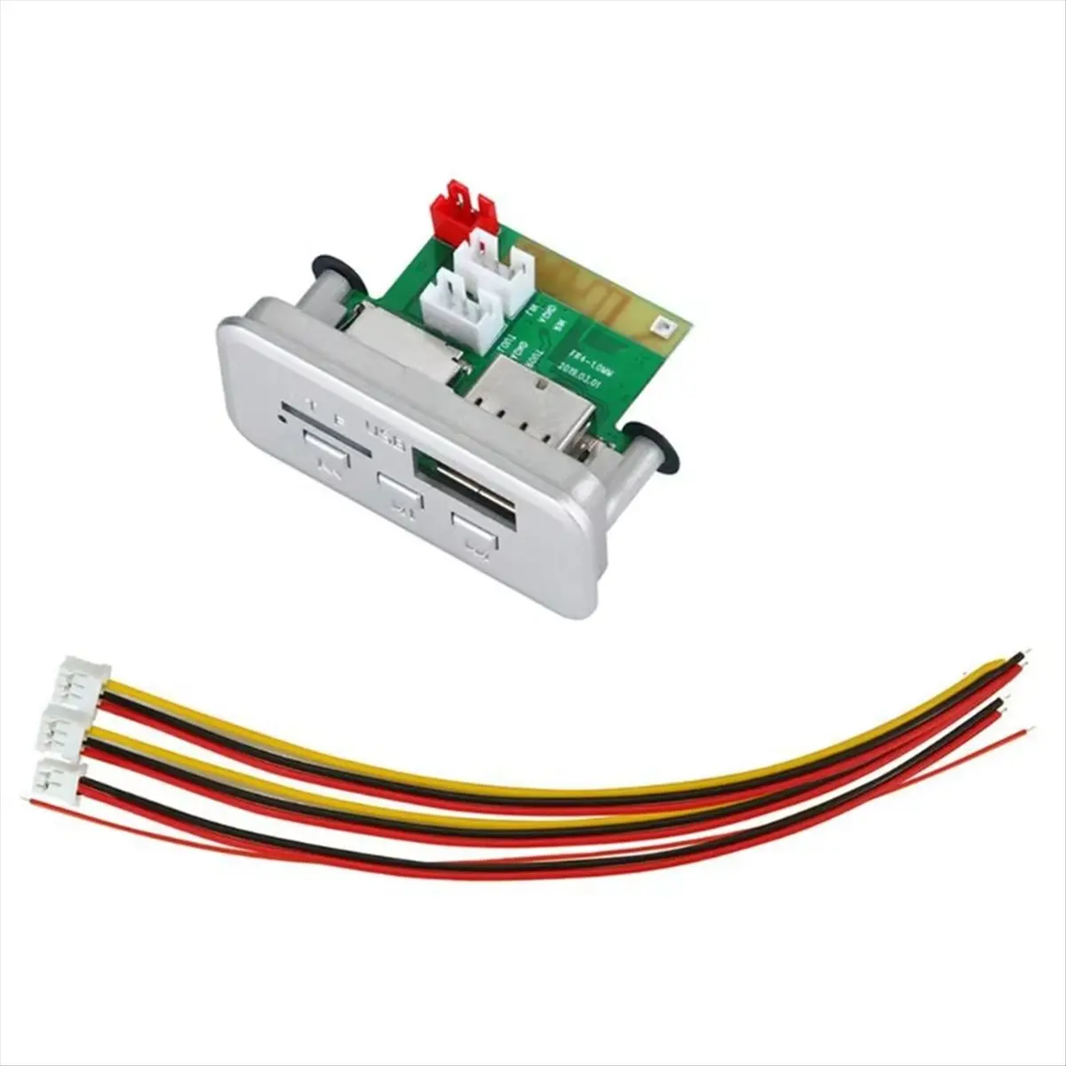 A72Z Upgrade Bluetooth 5.0 Car Radio MP3 Player 5V 12V WMA Decoder Board Audio Module FM TF USB 3.5mm AUX for Cars Silver