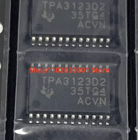 10PCS  TPA3123D2PWPR TPA3123D2 HTSSOP-24    100% Good   In Stock