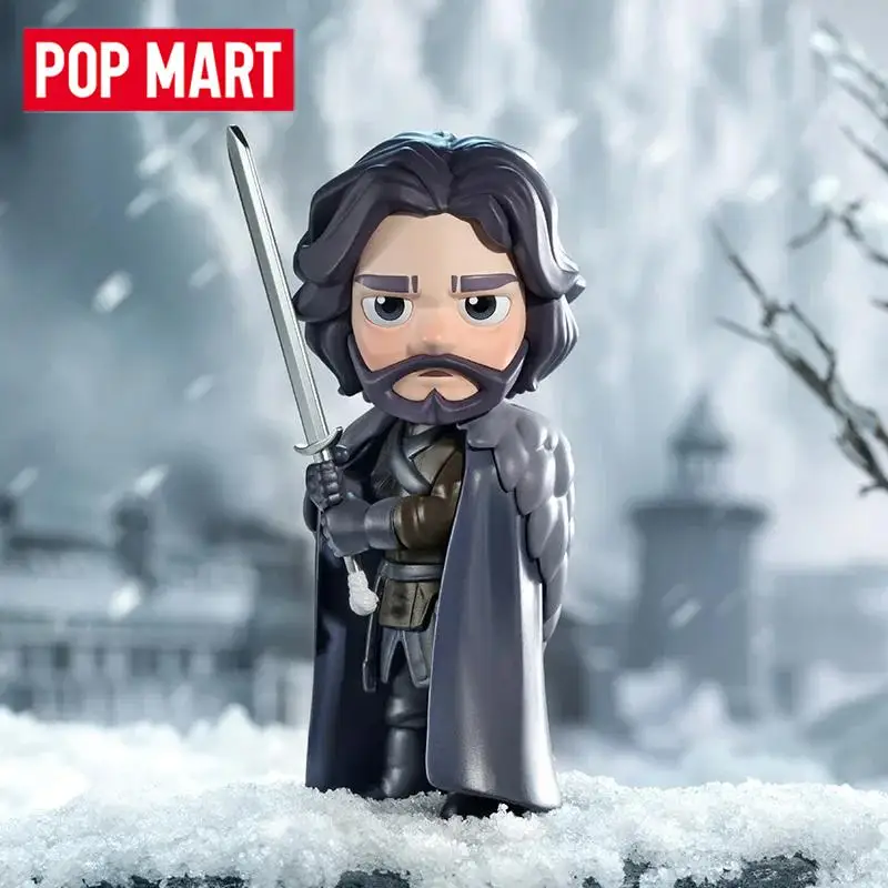 

POP MART серия «Игра престолов», 100% оригинальная слепая коробка, игрушки-сюрпризы, загадочная коробка, милые аниме-фигурки, украшения, фигурки