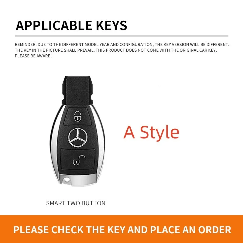 حافظة مفاتيح السيارة من البولي يوريثان غطاء شل أصحاب اكسسوارات لمرسيدس بنز ABC E Class GLS AMG GLA GLK W205 W212 GLC CLS CLA W204 W463 #2