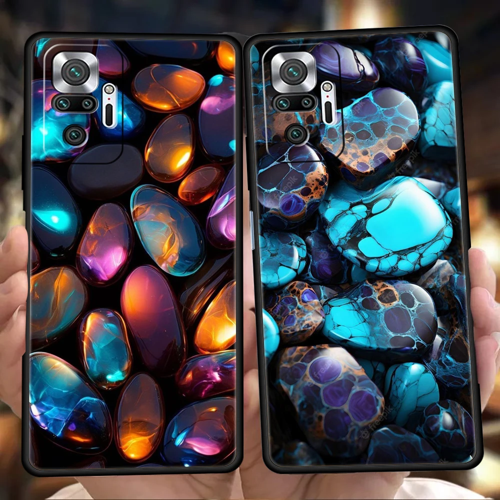 Beautiful Stone Phone Case Cover for Redmi Note 12 10 11 Pro Plus 7 8 8T 9S 9 K40 K50 Gaming 9A 9C Pro Plus Soft Shell Capas Bag