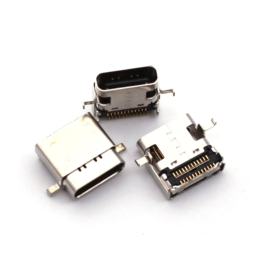 

50Pcs Type C For DELL 7420 3520 5330 USB-C 24Pin Female Socket Charging Port PCB Solder Connector