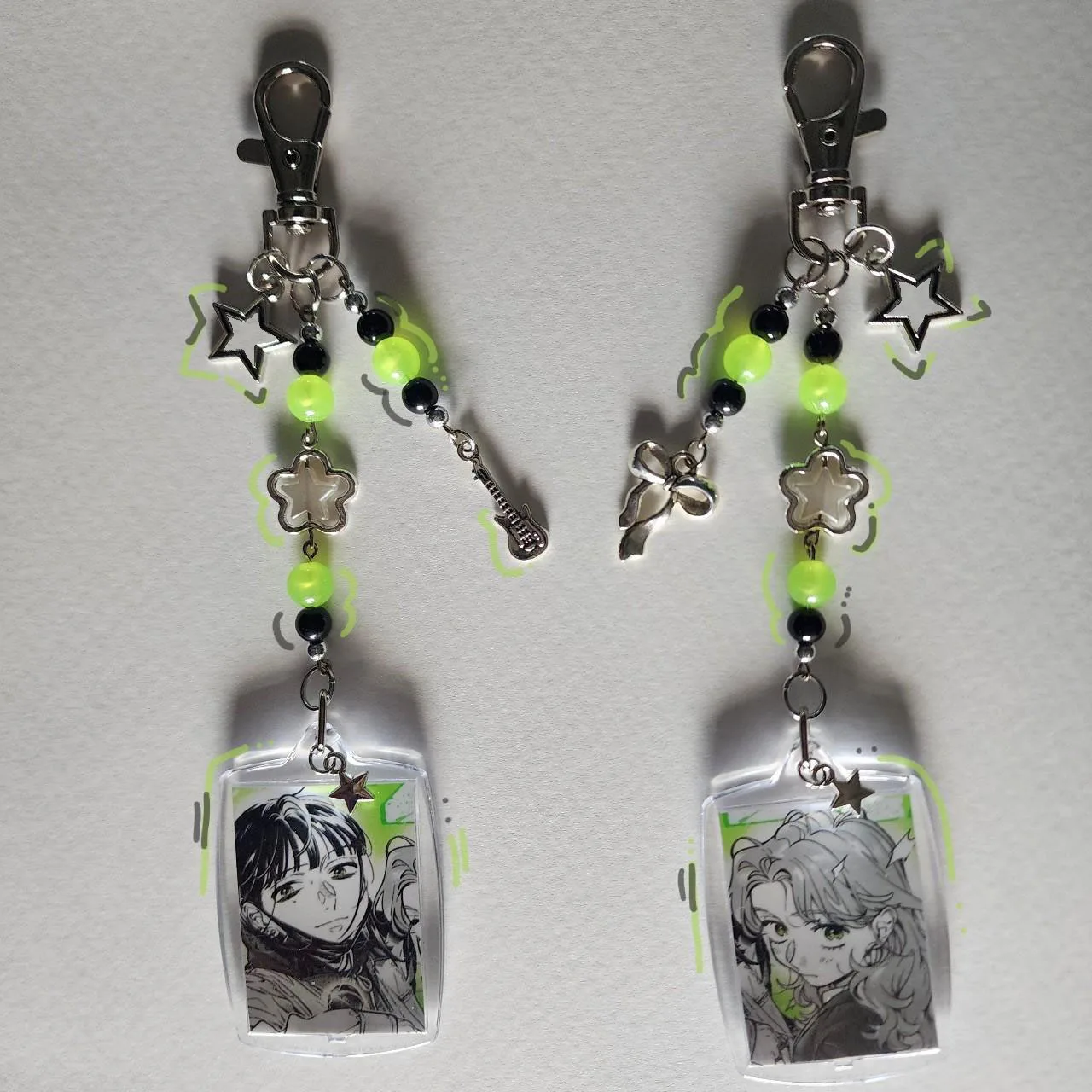 The guy she was interesed in wasnt a guy at all matching keychains handmade