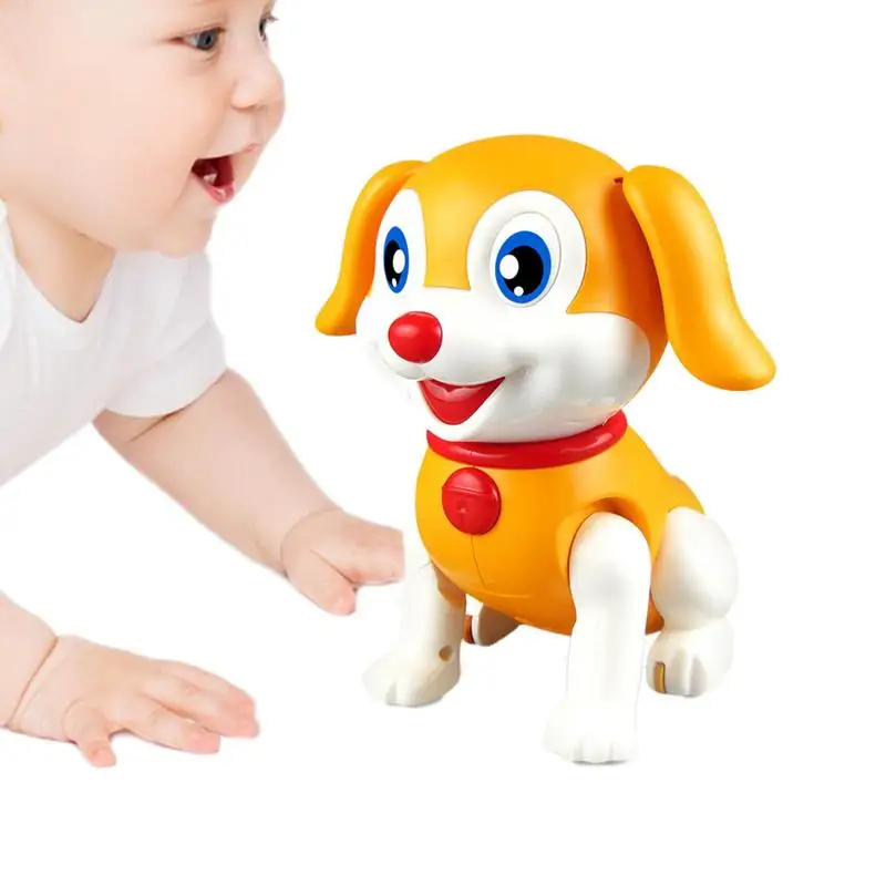 

Interactive Dog For Kids Electric STEM Toy Cartoon Dog Toddler Toys Electronic Dog Interactive Puppy Robot Toy Walking Toy Dog