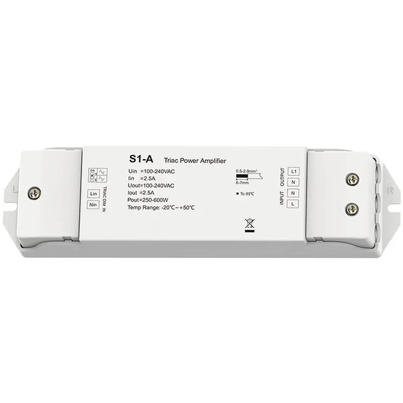 【customer-favorite】s1-a-1-channel-repeater-console-work-dimmable-led-lights-or-triac-dimmable-driver-110v-220vac-triac-power-amp