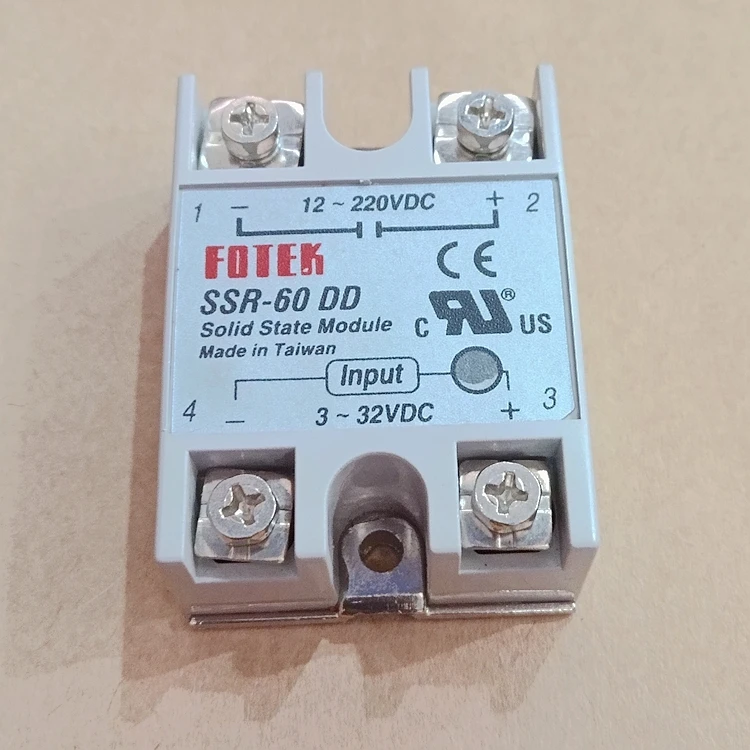 

Single-phase Solid-state Relay SSR-60DD 60A DC Controlled DC 220V