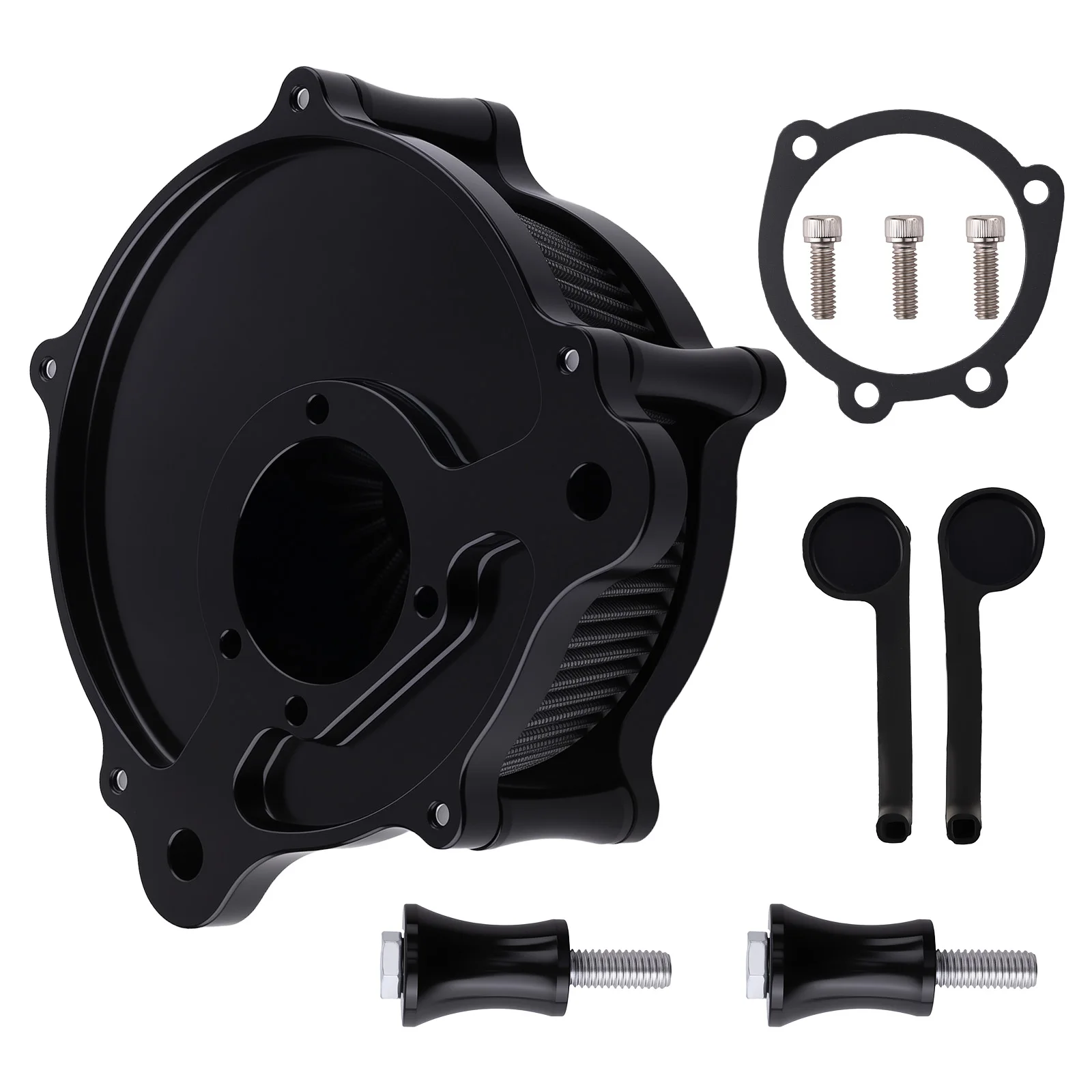 

Performance Air Filter Kit for Harley Softail 2000-2015 Black Assembly