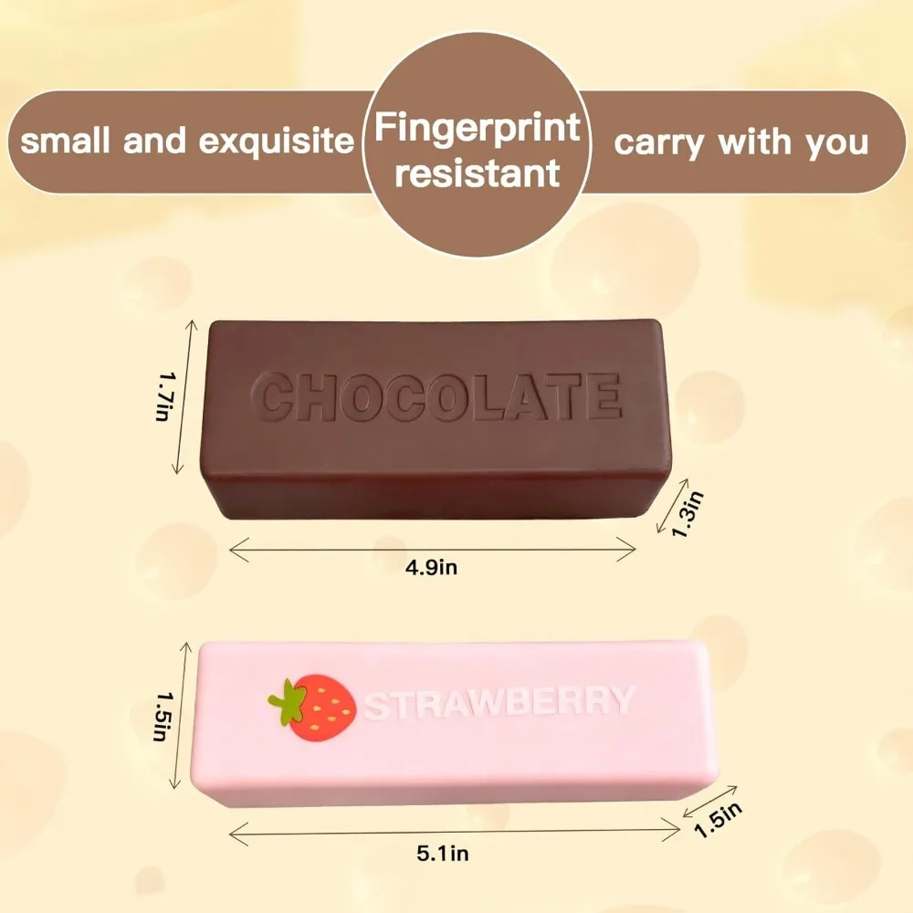 Squishy morango & espuma de chocolate brinquedo de apertar alívio do estresse lento subindo sensorial fidget para ansiedade tdah autismo presentes para crianças