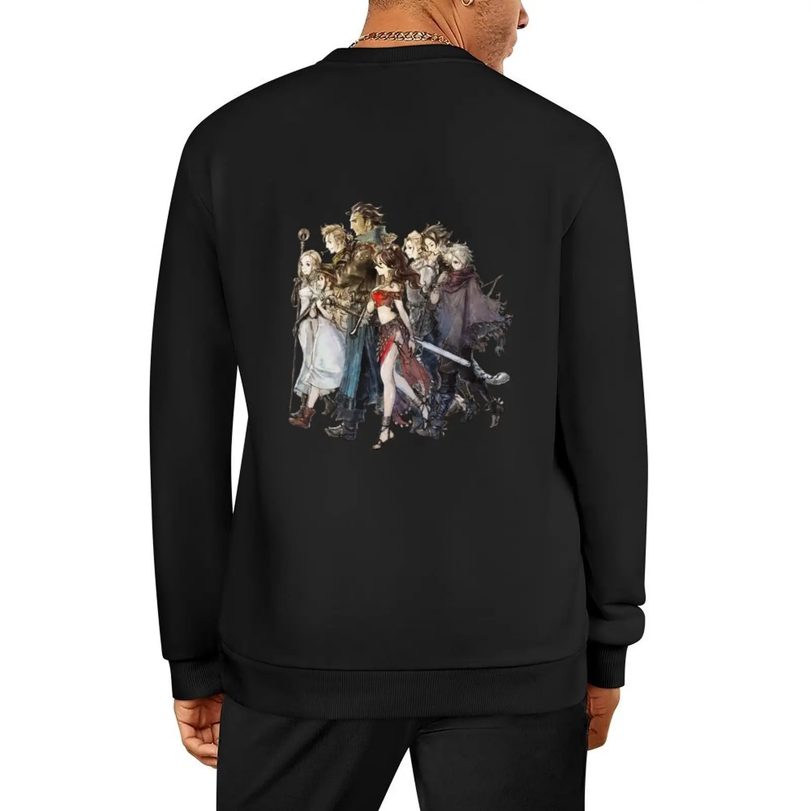 

Octopath Traveler - Travelers Pullover autumn autumn jacket men clothes for men men's sweat-shirt set sweatshirt for men