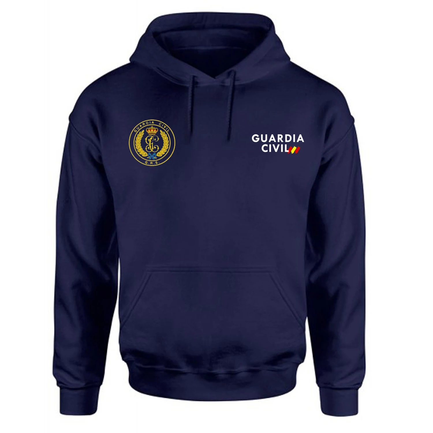 

Spanish Guardia Civil GRS Insignia Pullover Hoodie New 100% Cotton Comfortable Casual Mens Sweatshirts Military Streetwear