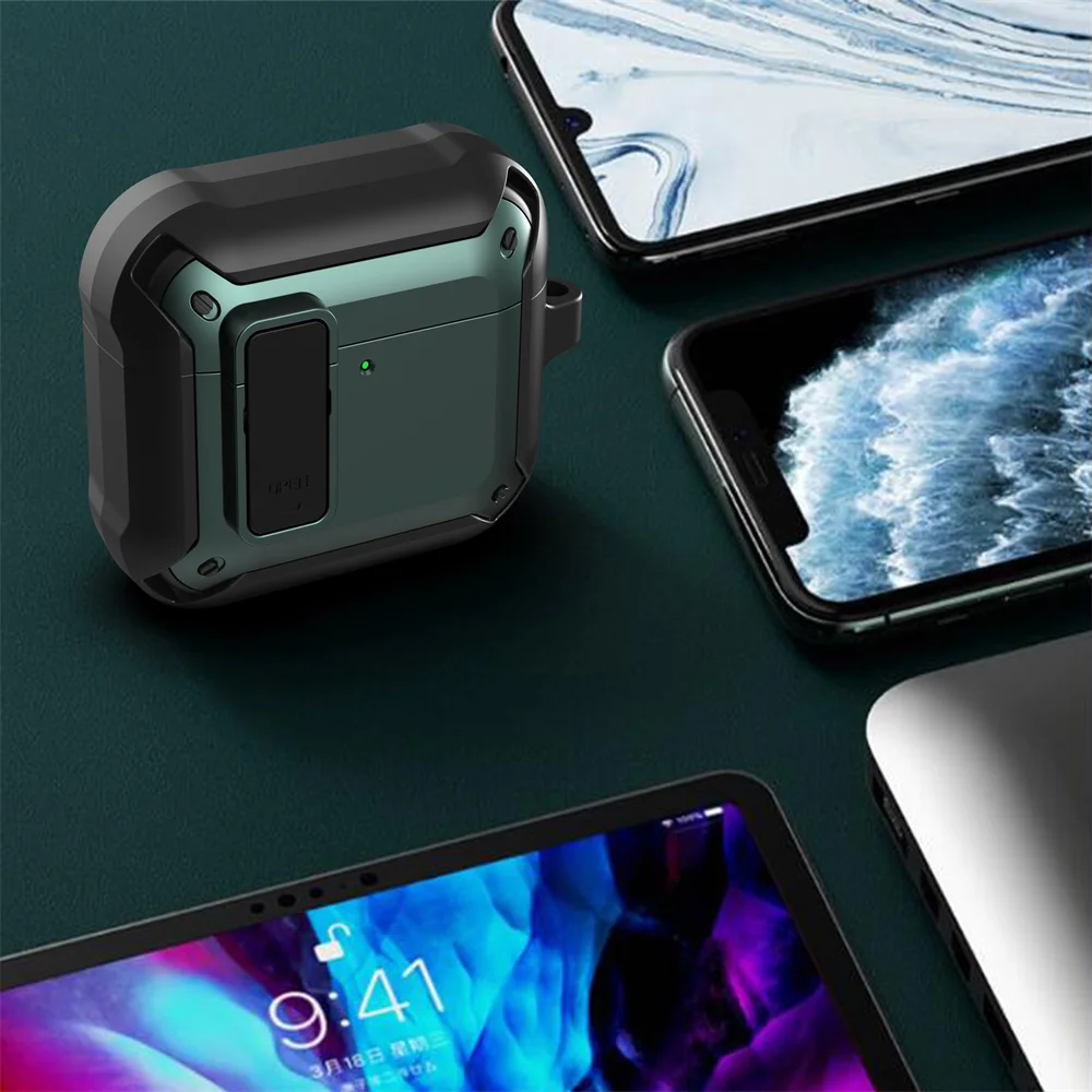 Earphone Cases for Apple Airpods 1st 2nd 3rd 4th Generation Pro 2 Headphone Protective Case Shockproof Anti-drop Protector Cover