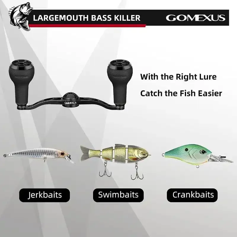 Gomexus TPE 릴 노브 27mm 튜닝 노브 Shimano Daiwa 다이와 베이트릴 시마노 핸들노브  스피닝 릴 핸들 손잡이 젖은 낚시 손잡이 아래 더 나은 그립 reel knob reel handle knob 고멕서스 우루쿠스노브 핸들노브 릴노브 릴 핸들