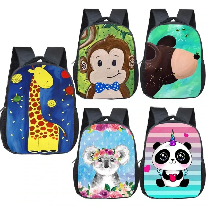 Cute Cartoon Animals SchoolBags Trendy Waterproof Backpack Kindergarten Primary School Bookbag Student Koala Mini Backpack