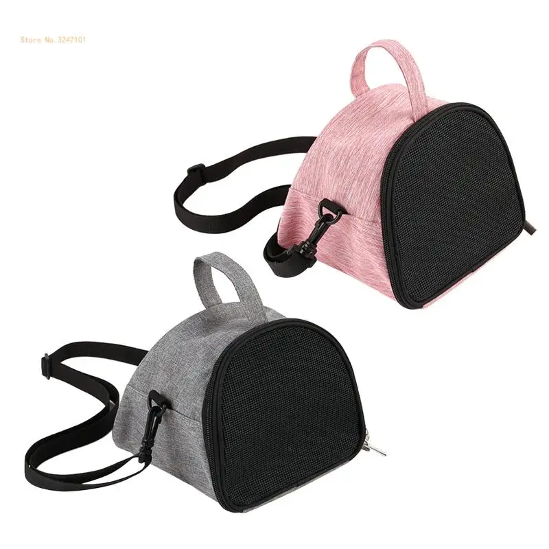 

Parrot Travel for Carrier Breathable Hamster Carrying Bag with Strap & Handle Dropship