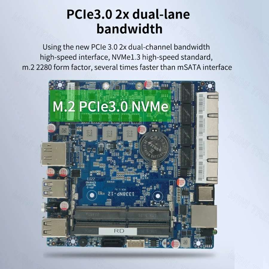 Fanless Firewall Router N150 Mini PC 6*intel i226 2.5G Lan HD DP Pentium Gold 8505U Embedded Box Mini Industrial Computer 4G SIM