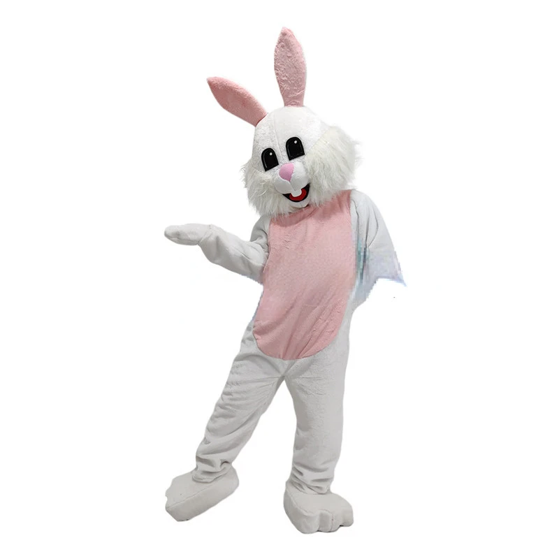 

Cute Rabbit Easter Mascot Cartoon Props Halloween Easter Mascot Walking Puppet Animal Costume