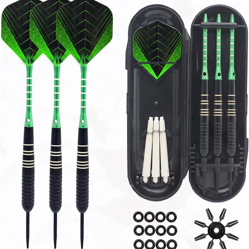 New 3 Pcs/Sets of Darts Professional  Steel Tip Dart with Aluminium Shafts Nice Dart Flights High Quality for Dartboard Game