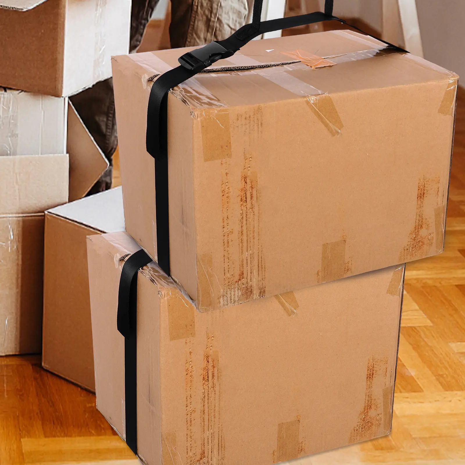 Foldable Handle Moving Strap for Secure Bundling and Carrying Luggage Appliances Objects Home Moving Portable Lifting Carry