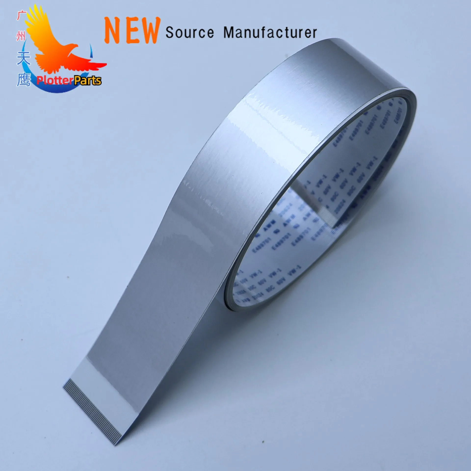 Cables planos Línea de señal de transmisión de datos con película protectora antiestática compatible con trazador de impresora Titanjet de 1600 mm y 63 pulgadas