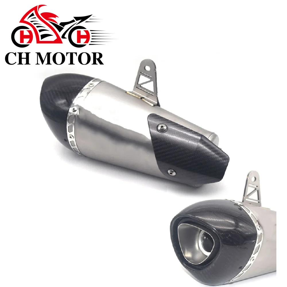 Motorcycle Alpha Exhaust Escape Moto for R1 R3 R6 CBR600 500R z900 NINJA400 656 Z900 Exhaust Muffler,51mm Universal