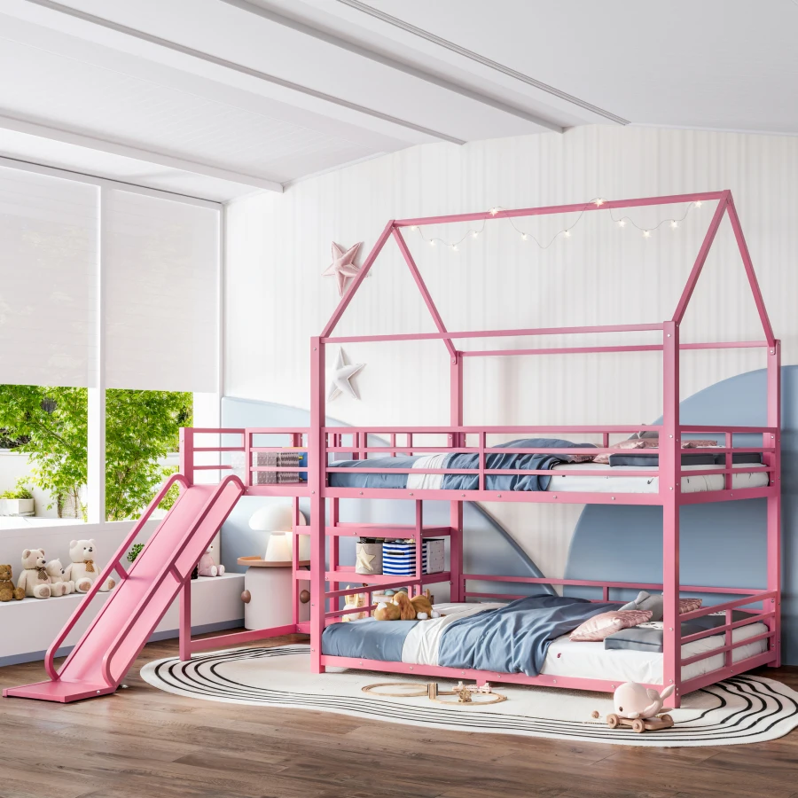 Letto a castello in metallo co - Bunk Bed With Stairs And Slide recensione e prezzo