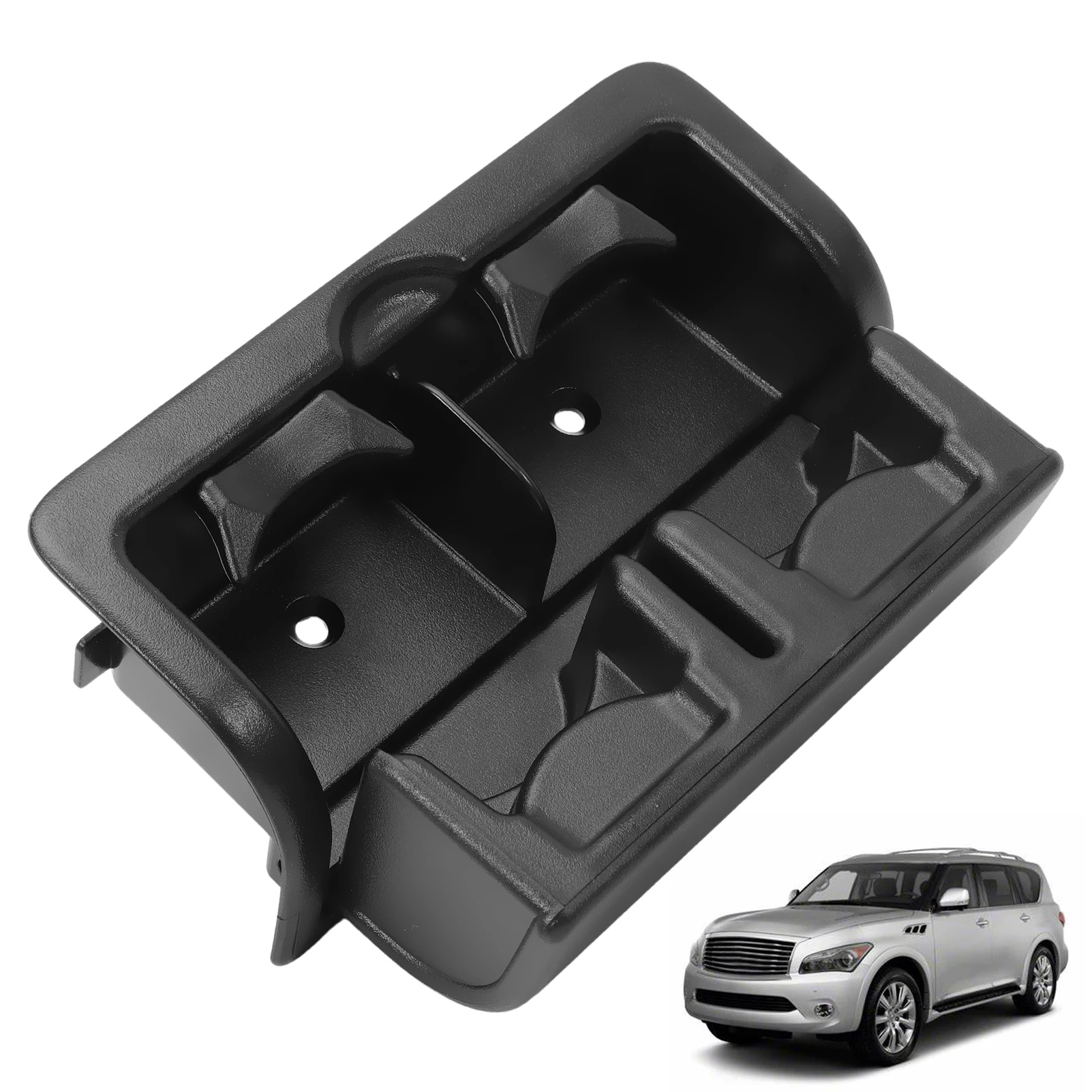 

Console Cup Holder Rear Seat for 2012 2013 QX56 2014-2018 QX80 2017-2019 Armada 88741-1LK3D 887411LK3D