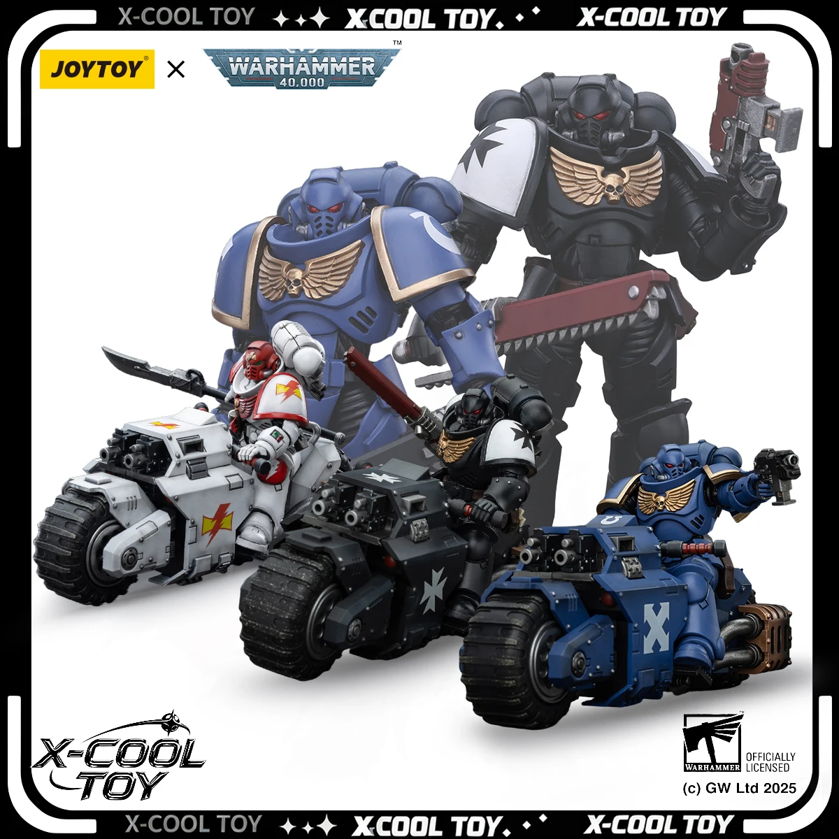 

Фигурка JOYTOY Warhammer 40K, 1/18, Космические десантники, аниме-фигурка Валтус Катонус, подвижная коллекционная модель, игрушка