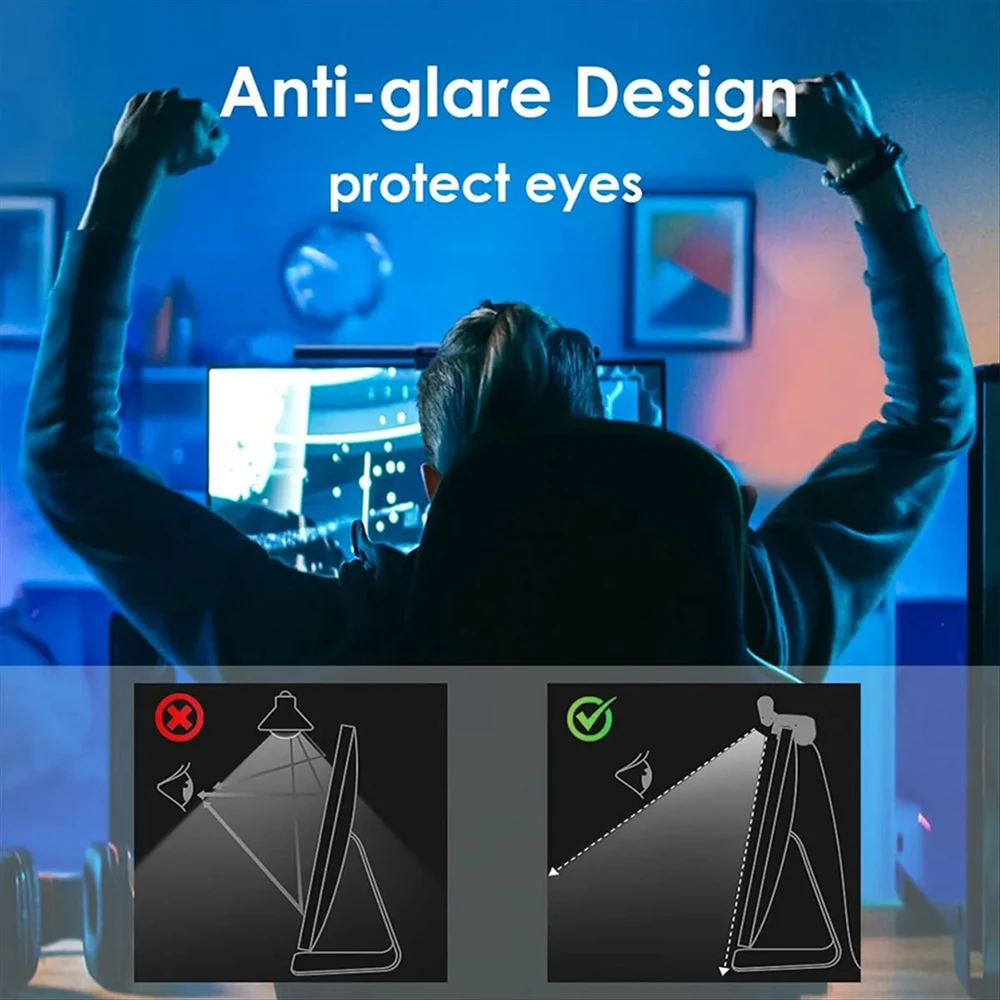 Lightbar Monitor Light Bar Screen Hanging Lamp Setup Game Diming RGB Room Decor Touch Control LED Lighting Home Desk Accessories