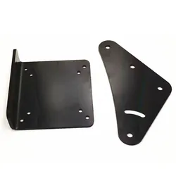 1PC Carbon Steel L-Type Bracket Fixed Racing Simulator Display Fixture Triple Screen Bracket Angle Connecting Plate Triangle